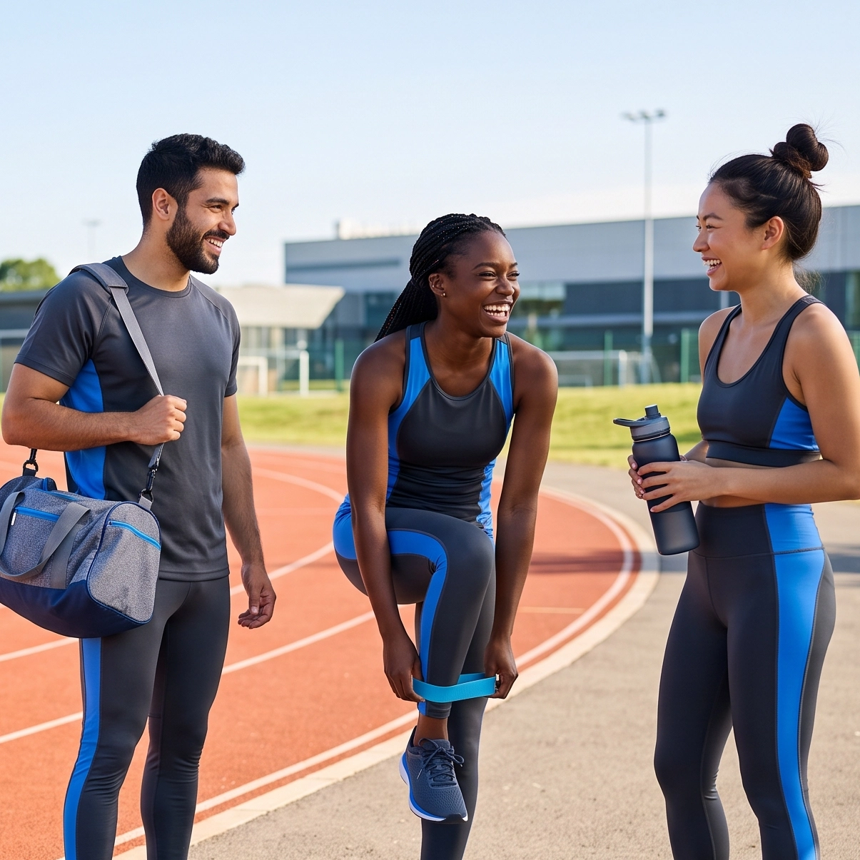 Items Shore Hub fitness gear for an active routine